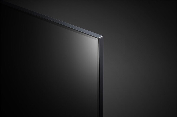 LG تلفزيون LED بتقنية ألوان Color بدقة 4K الحقيقية من إل جي مقاس 86 بوصة من السلسلة QNED80، مع HDR (النطاق الديناميكي العالي) السينمائي 4K لتصميمات شاشة السينما والمزوّد بإمكانية الإعتام المحلي بتقنية AI ThinQ للتلفزيون الذكي بنظام التشغيل WebOS, 86QNED806QA