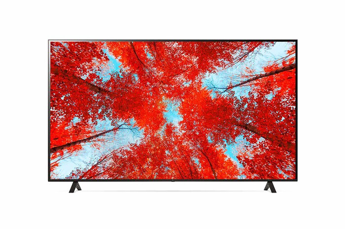 LG تلفزيون فائق الوضوح (UHD) من إل جي بدقة 4K مقاس 86 بوصة من السلسلة UQ9000، مع HDR (النطاق الديناميكي العالي) السينمائي لتصميمات شاشة السينما وتقنية AI ThinQ للتلفزيون الذكي بنظام التشغيل WebOS , 86UQ90006LC