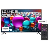 تلفاز LG UHD AI UA85  مقاس 75 بوصة بدقة 4K، مع ريموت سحري يعمل بالذكاء الاصطناعي، يدعم HDR10، ونظام WebOS25 لعام 2025