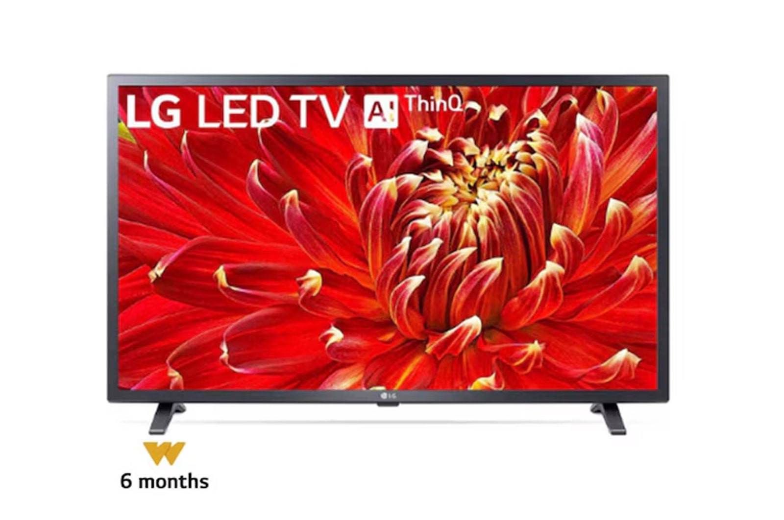 LG تلفزيون LED الذكي مقاس 43 بوصة LM6370 من LG، تلفزيون LED الذكي بتقنية Full HD HDR، تلفزيون w/ThinQ AI, 43LM6370PVA