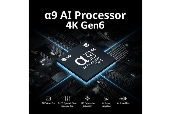 LG تلفزيون LG OLED evo CS3 الذكي مقاس 55 بوصة بدقة 4K لعام 2023LG، تلفزيون OLED evo، سلسلة CS3 مقاس 55 بوصة، WebOS Smart AI ThinQ، جهاز التحكم عن بعد السحري، 4 سينما جانبية، Dolby Vision HDR10، HLG، AI Picture Pro، AI Sound Pro (9.1.2ch)، Dolby Atmos، حامل عمود واحد، 2023 جديد, OLED55CS3VA