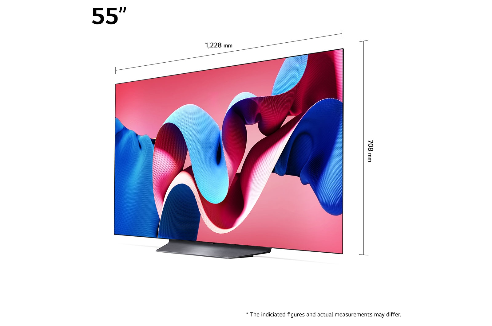 LG تلفزيون LG OLED evo AI CS4 4K الذكي مقاس 55 بوصة المدعوم بجهاز التحكم AI Magic remote وتكنولوجيا الصوت Dolby Vision وواجهة webOS24 طراز  عام (2024), OLED55CS4VA