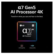 LG تلفاز LG OLED مقاس 65 بوصة من سلسلة A2 ، مع HDR (النطاق الديناميكي العالي) السينمائي بدقة 4K تصميم  سينمائى والمزوّد بإمكانية تعتيم البكسل بتقنية AI ThinQ للتلفزيون الذكي بنظام التشغيل WebOS, OLED65A26LA