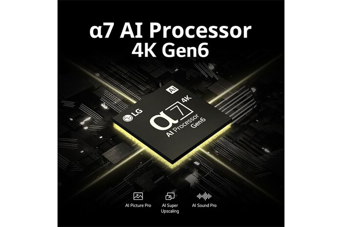 LG، تلفزيون OLED، سلسلة A3 مقاس 65 بوصة، WebOS Smart AI ThinQ، جهاز تحكم عن بعد سحري، سينما رباعية الجوانب، Dolby Vision HDR10، HLG، AI Picture Pro، AI Sound Pro (5.1.2ch)، Dolby Atmos، حامل ثنائي القطب، 2023 جديد, OLED65A36LA