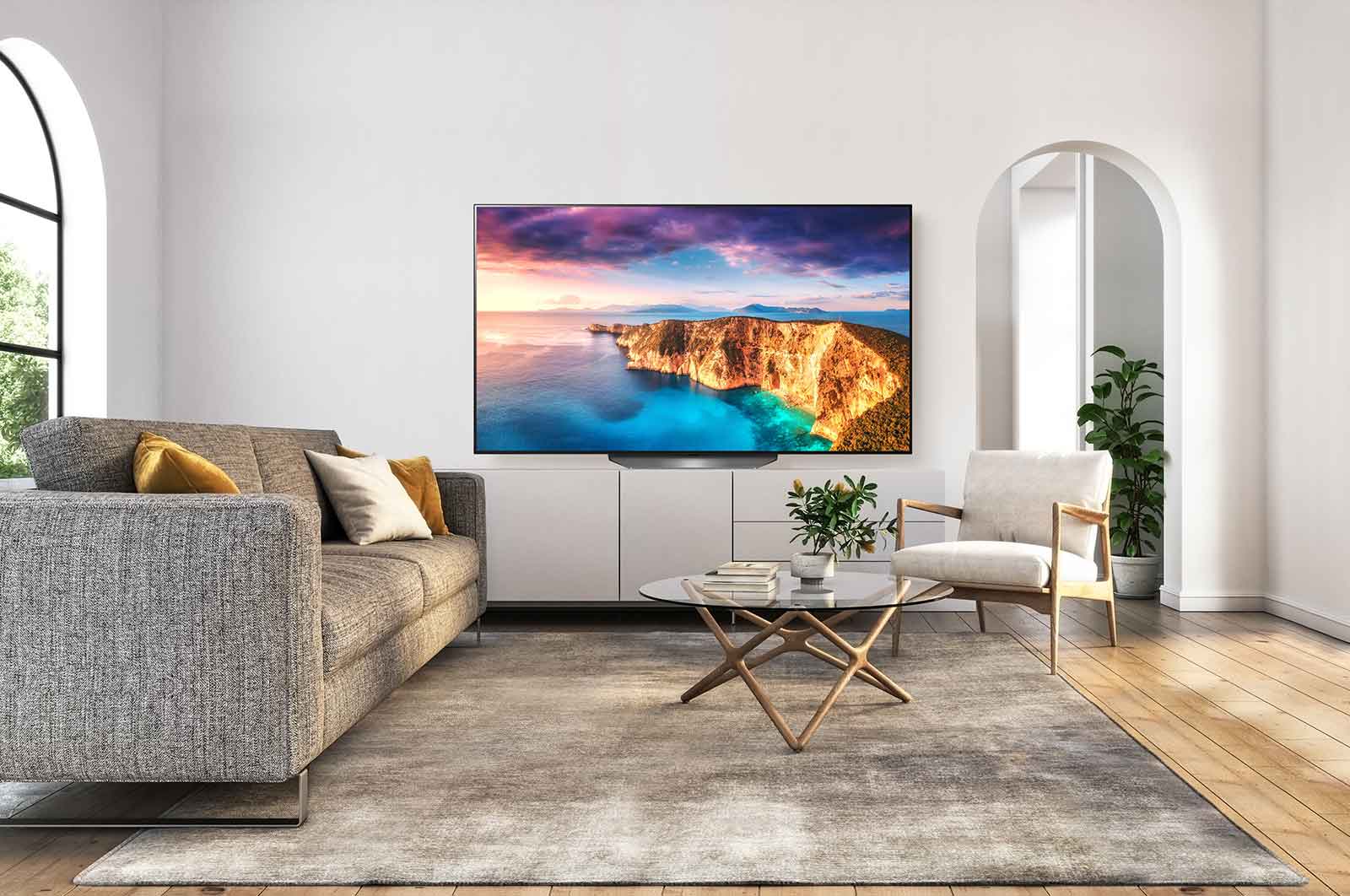 LG، تلفزيون OLED evo، سلسلة CS3 مقاس 65 بوصة، WebOS Smart AI ThinQ، جهاز التحكم عن بعد السحري، 4 سينما جانبية، Dolby Vision HDR10، HLG، AI Picture Pro، AI Sound Pro (9.1.2ch)، Dolby Atmos، حامل عمود واحد، 2023 جديد, OLED65CS3VA