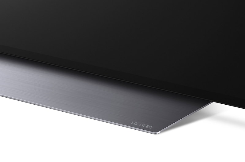 LG تلفاز LG OLED evo مقاس 83 بوصة من سلسلة C2، مع HDR (النطاق الديناميكي العالي) السينمائي بدقة 4K تصميم  سينمائى والمزوّد بإمكانية تعتيم البكسل بتقنية AI ThinQ للتلفزيون الذكي بنظام التشغيل WebOS, OLED83C26LA