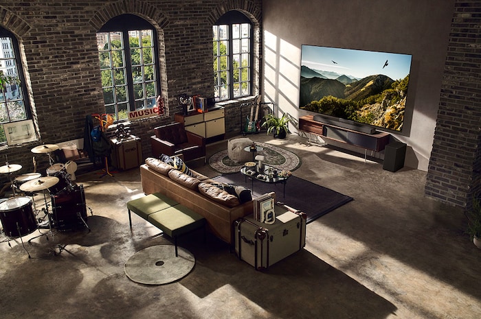 LG، تلفزيون OLED evo، سلسلة C3 مقاس 83 بوصة، WebOS Smart AI ThinQ، جهاز التحكم عن بعد السحري، 4 سينما جانبية، Dolby Vision HDR10، HLG، AI Picture Pro، AI Sound Pro (9.1.2ch)، Dolby Atmos، حامل عمود واحد، 2023 جديد, OLED83C36LA