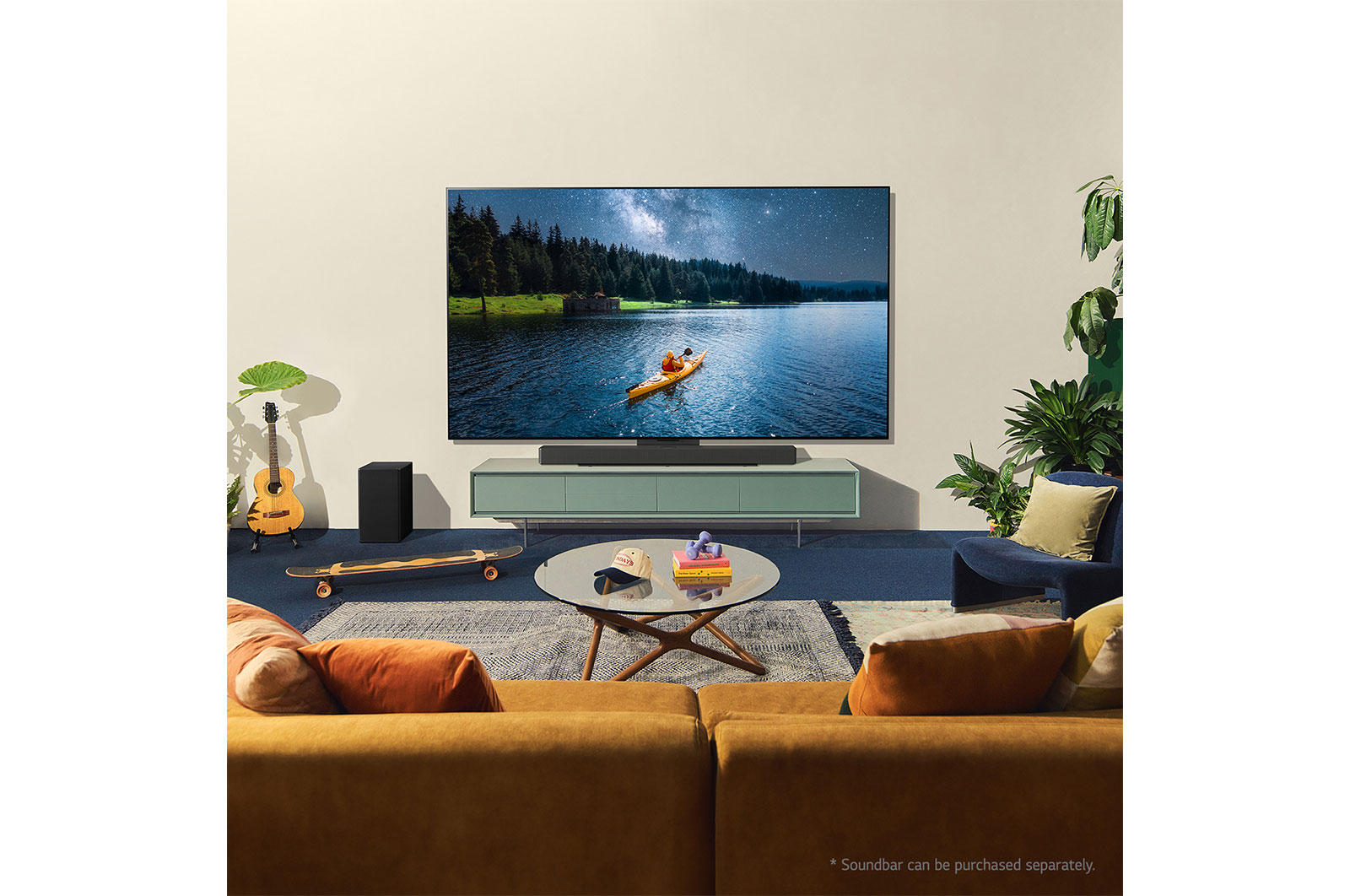 LG تلفزيون LG OLED evo AI C4 4K الذكي مقاس 83 بوصة المدعوم بجهاز التحكم AI Magic remote وتكنولوجيا الصوت Dolby Vision وواجهة webOS24 طراز  عام (2024), OLED83C46LA