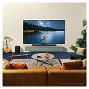 LG تلفزيون LG OLED evo AI C4 4K الذكي مقاس 83 بوصة المدعوم بجهاز التحكم AI Magic remote وتكنولوجيا الصوت Dolby Vision وواجهة webOS24 طراز  عام (2024), OLED83C46LA