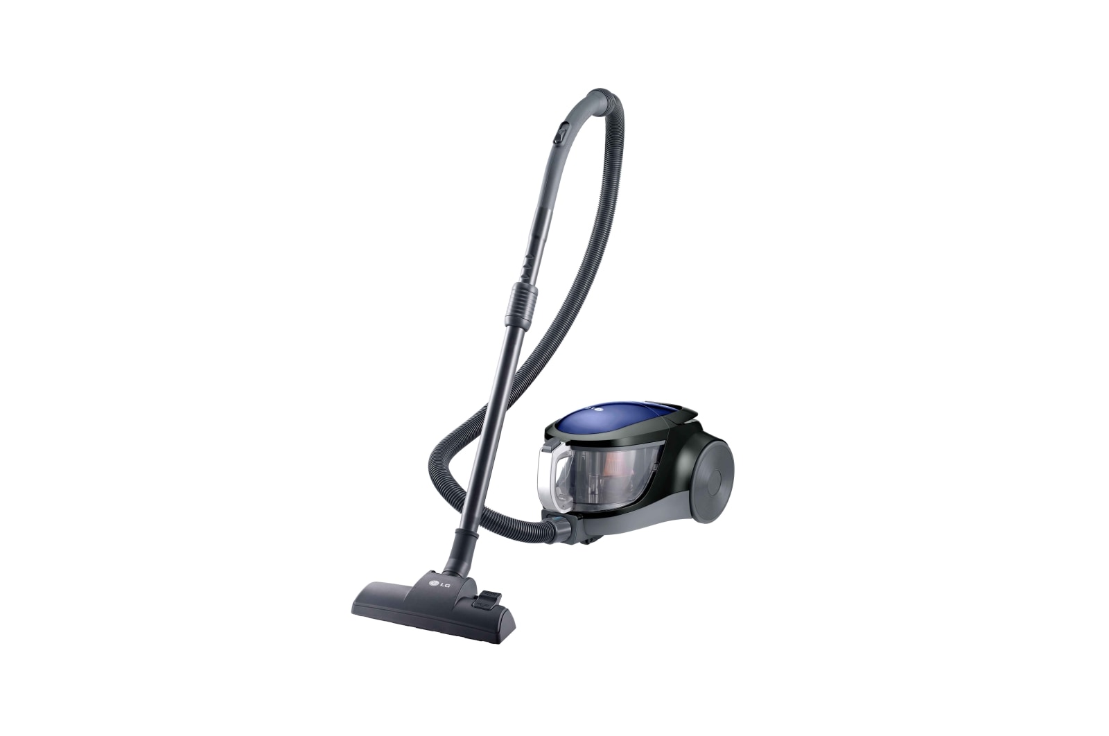 المنظر الأمامي لـ LG Bagless 1.5 L Sparkle Silver VC5320NNTB