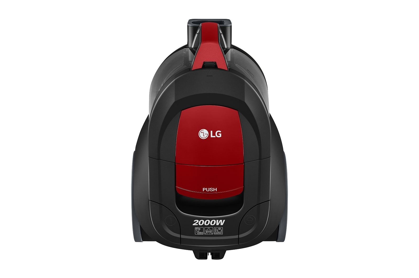 LG مكنسة كهربائية بدون كيس، سعة الغبار 1.3 لتر، قوة شفط طويلة الأمد، 2000 واط, VC5420NNTR