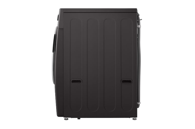 LG غسالة اوتوماتيك تحميل أمامي سعة 15 كجم بتقنية ™AI DD ، لون فولاذ أسود ، سعة أكبر بالحجم نفسه ، ™SmartThinQ (Wi-Fi) ، باب من الزجاج المقوى., F0L9DYP2E