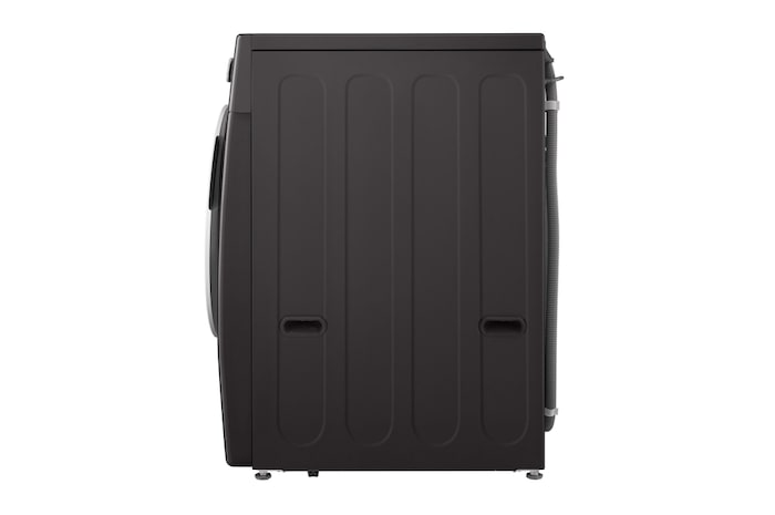 LG غسالة اوتوماتيك تحميل أمامي سعة 15 كجم بتقنية ™AI DD ، لون فولاذ أسود ، سعة أكبر بالحجم نفسه ، ™SmartThinQ (Wi-Fi) ، باب من الزجاج المقوى., F0L9DYP2E