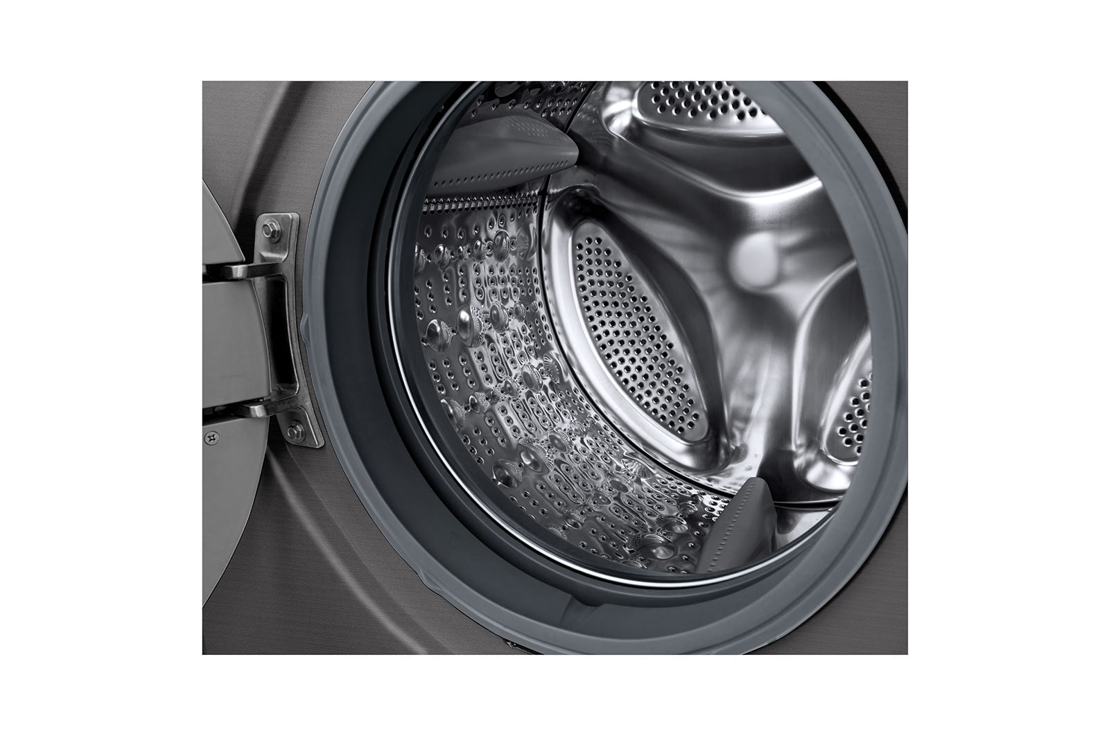 LG غسالة 8/5 كيلو باب كروم, F4J3TMG5P
