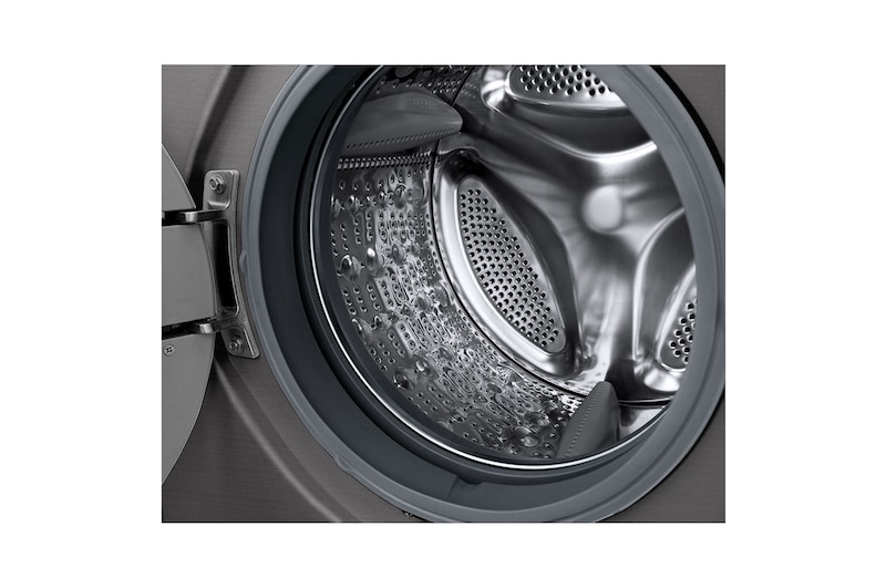 LG غسالة 8/5 كيلو باب كروم, F4J3TMG5P