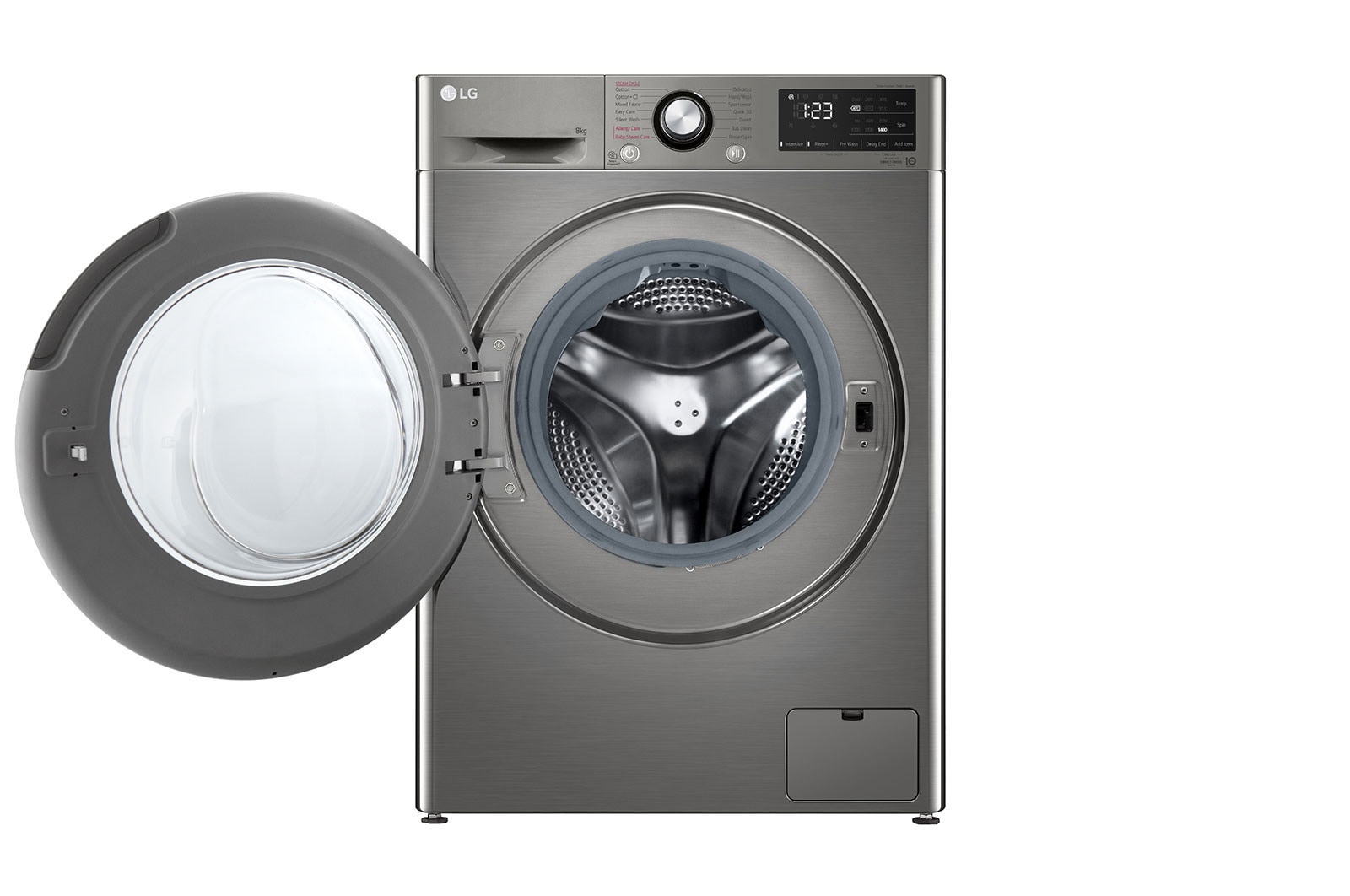 LG  غسالة فيفاتشى 8 كيلو بتكنولوجيا الذكاء الاصطناعي و الDirect Drive, F4R3TYG6P