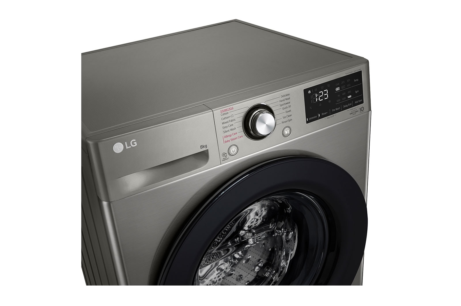 LG  غسالة فيفاتشى 8 كيلو بتكنولوجيا الذكاء الاصطناعي و الDirect Drive, F4R3TYG6P