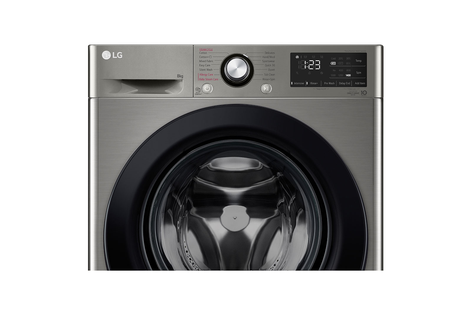 LG  غسالة فيفاتشى 8 كيلو بتكنولوجيا الذكاء الاصطناعي و الDirect Drive, F4R3TYG6P