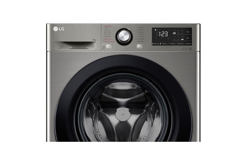 LG غسالة فيفاتشى 9 كيلو كيلو بتكنولوجيا الذكاء الاصطناعي و الDirect Drive, F4R3VYG6P