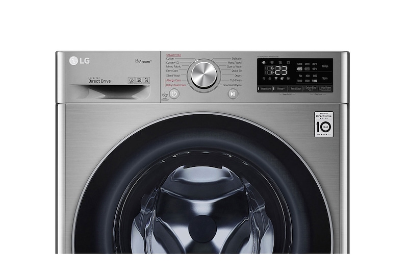 LG غسالة فيفاتشى 9 كيلو كيلو بتكنولوجيا الذكاء الاصطناعي و الDirect Drive, F4R5VYG2T