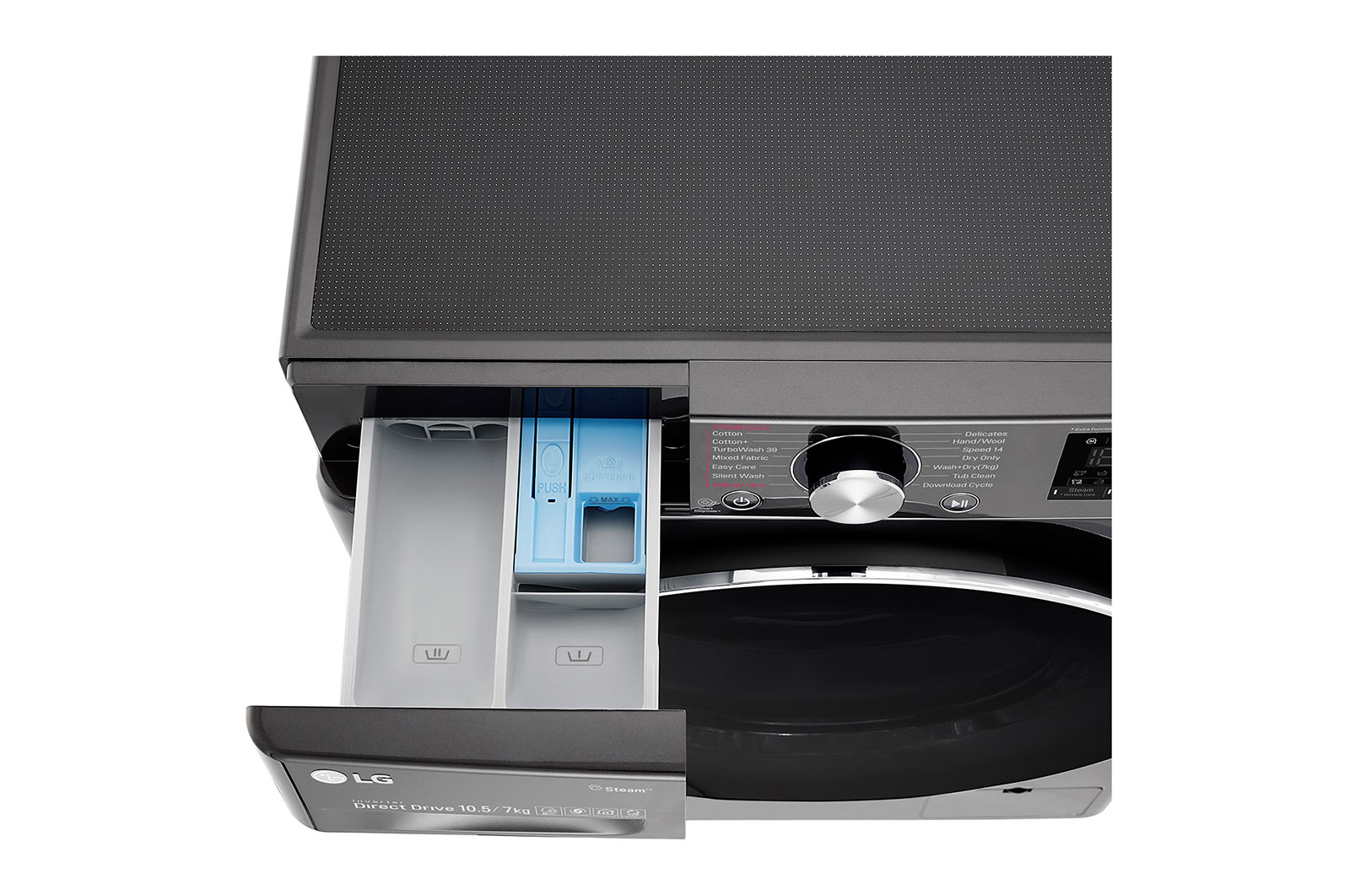 LG غسالة فيفاتشى 10.5 كيلو ومجفف 7 كيلو بتكنولوجيا الذكاء الاصطناعي و الDirect Drive, F4V9RCP2E