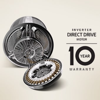 غسالة ملابس ال جى 9 كيلو 1400 لفة واي فاي أسود بلاتينيم F4Y2VYGYZ LG 6 يوجد محرك غسالة وشعار ضمان لمحرك INVERTER DIRECT DRIVE لمدة 10 سنوات.