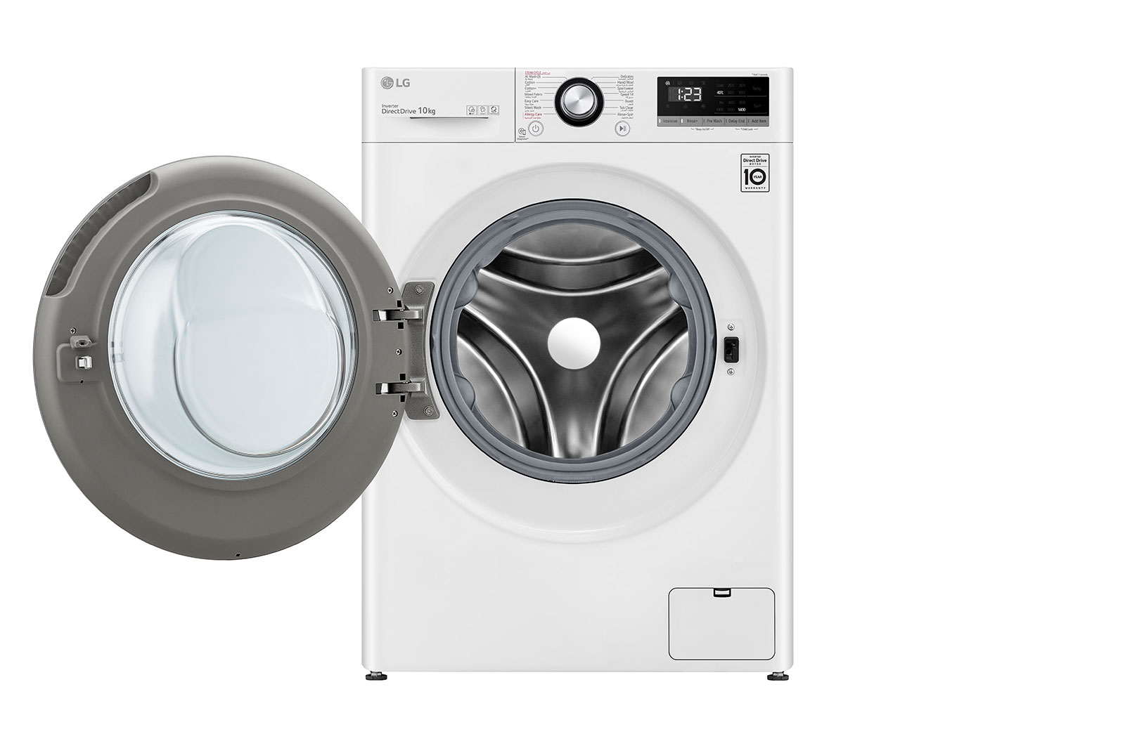 LG  غسالة فيفاتشى 10 كيلو بتكنولوجيا الذكاء الاصطناعي و الDirect Drive, F4Y3RYGYWV