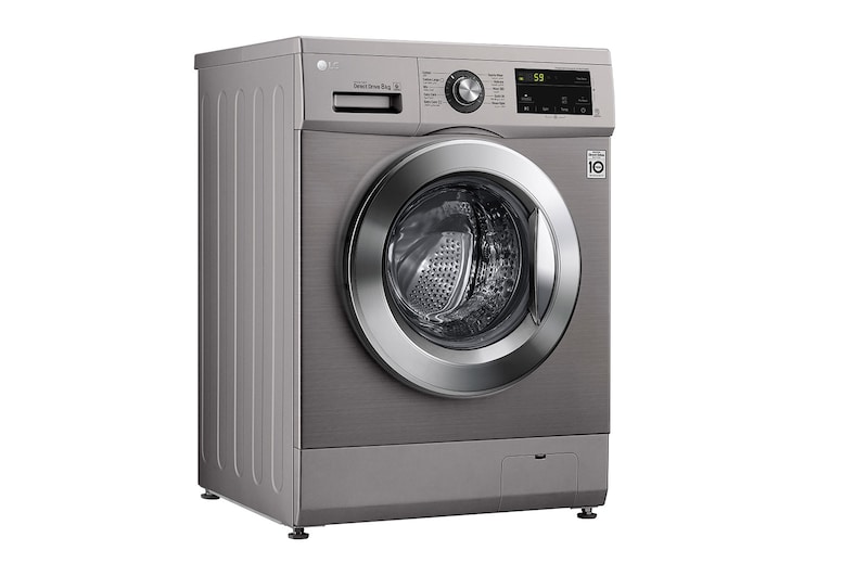 LG غسالة 8 كيلو باب كروم, FH2J3TNG5