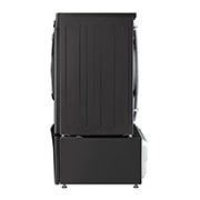 LG ™TWINWash من إل جي، غسالة ومجففة، 8/12 كجم، دفع مباشر بتقنية الذكاء الاصطناعي™، محرك الدفع المباشر 6حركات، تقنية البخار™، تقنية ThinQ, FT015V9BL