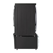 LG ™TWINWash من إل جي، غسالة ومجففة، 8/12 كجم، دفع مباشر بتقنية الذكاء الاصطناعي™، محرك الدفع المباشر 6حركات، تقنية البخار™، تقنية ThinQ, FT015V9BL