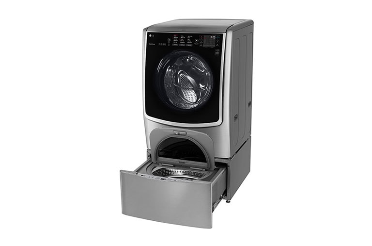LG حمولتا غسيل بمقدار 21 كجم + 3.5 كجم مع غسالة TWINWash™‎ من LG, FT025C9SS