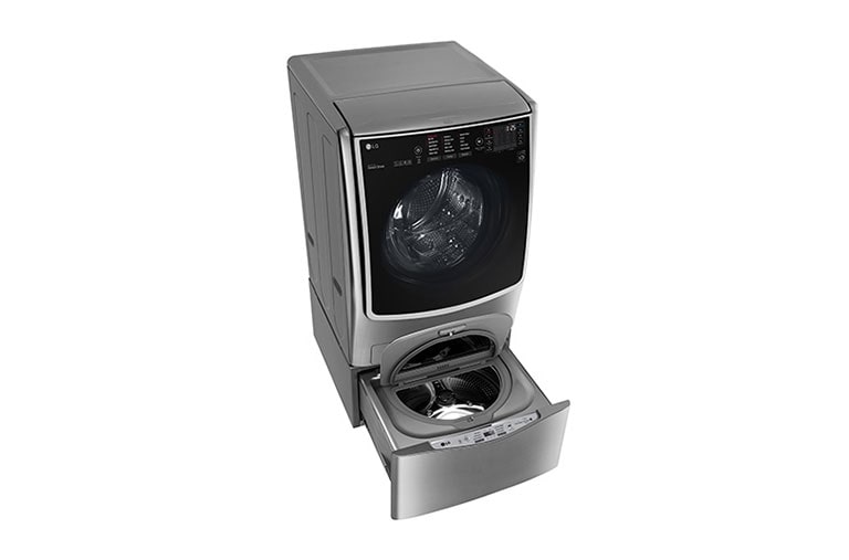 LG حمولتا غسيل بمقدار 21 كجم + 3.5 كجم مع غسالة TWINWash™‎ من LG, FT025C9SS