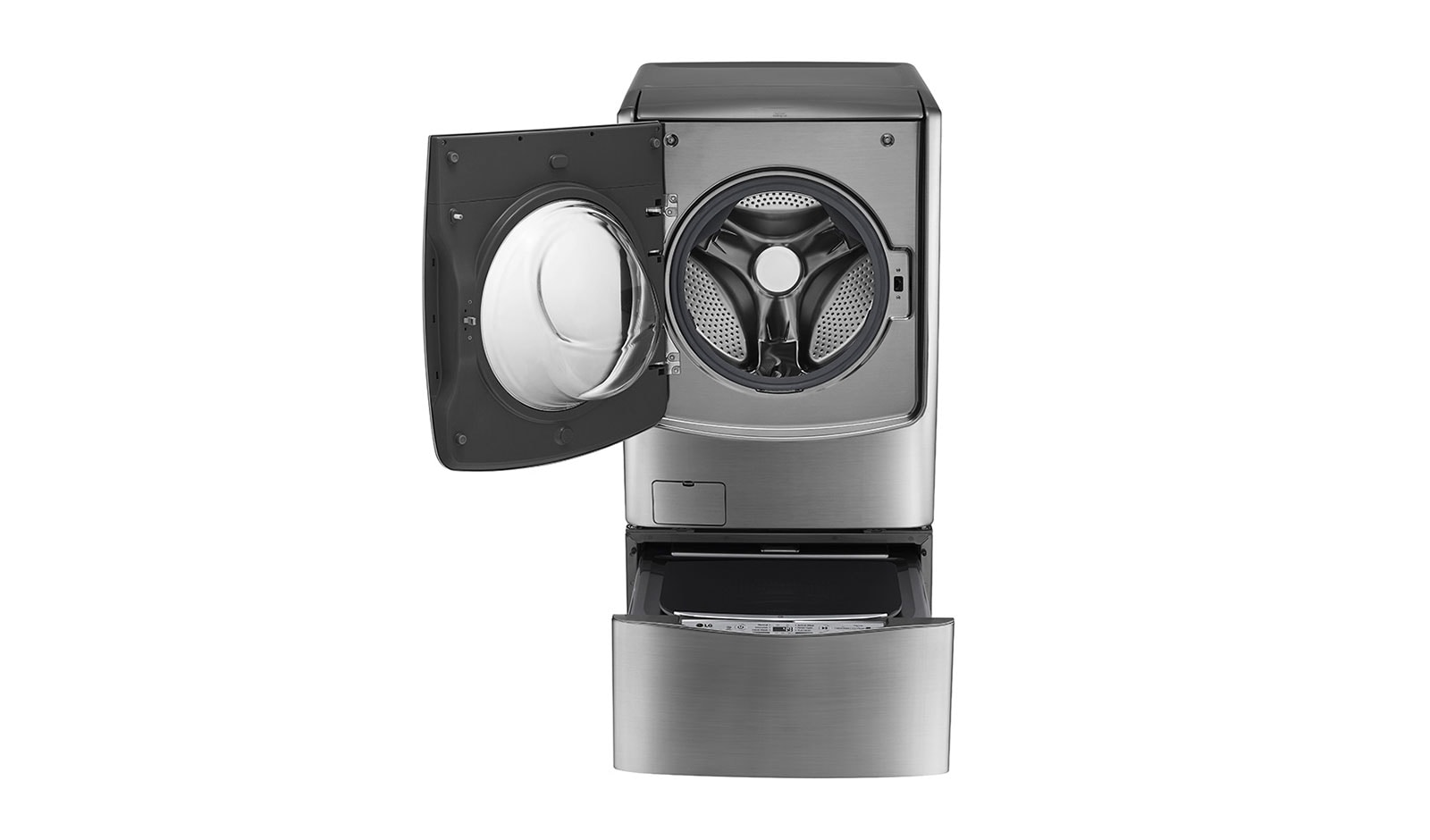 LG حمولتا غسيل بمقدار 21 كجم + 3.5 كجم مع غسالة TWINWash™‎ من LG, FT025C9SS