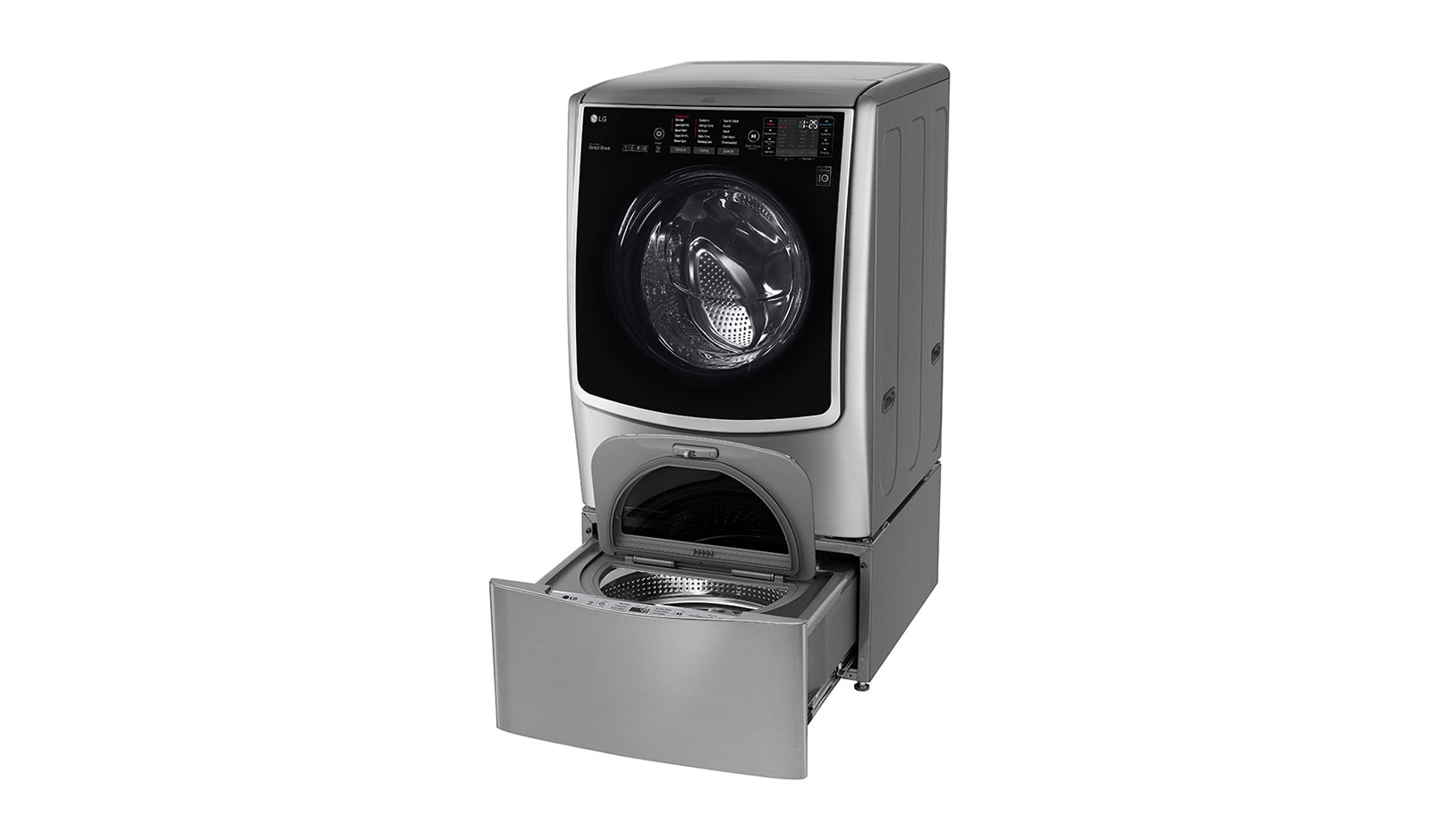LG حمولتا غسيل بمقدار 21 كجم + 3.5 كجم مع غسالة TWINWash™‎ من LG, FT025C9SS