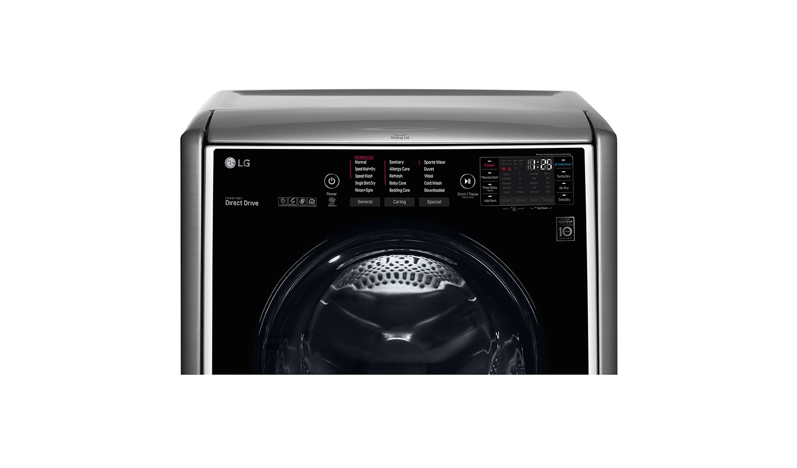 LG حمولتا غسيل بمقدار 21 كجم + 3.5 كجم مع غسالة TWINWash™‎ من LG, FT025C9SS