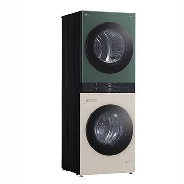 LG غسالة ومجفف معا الكل في واحد 13/10kg Objet WashTower™, FWT1310BGP