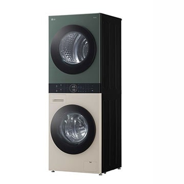 LG غسالة ومجفف معا الكل في واحد 13/10kg Objet WashTower™, FWT1310BGP