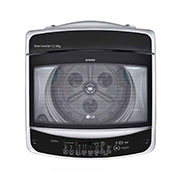 LG غسالة 12 كيلو تحميل علوي, سمارت أنفرتر, حلة متحركة, باب هيدروليك للغلق الهادئ, T1288NEHGE