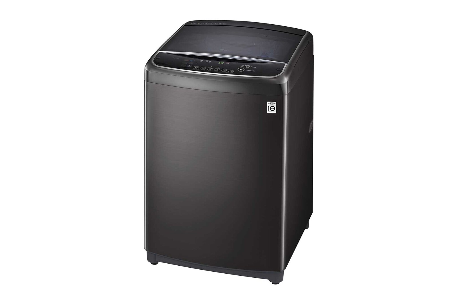 LG  غسالة ذات تحميل علوي مزودة بمحول ذكي سعة 14 كجم, T1466NEHG2