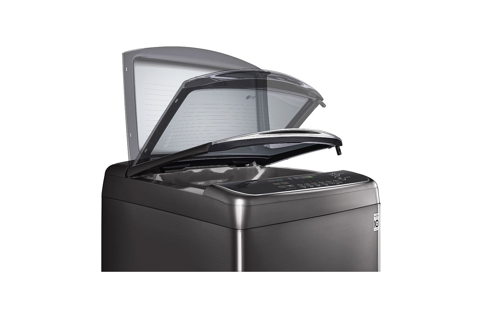 LG غسالة 18.5 كيلو تحميل علوي ,موتور الدفع المباشر , خاصية TurboWash 3D, باب هيدروليك للغلق الهادئ , بخار, T1993EFHSC2