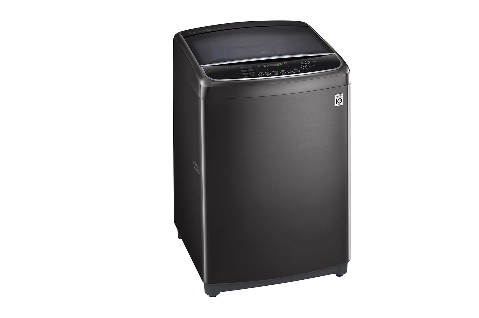 LG غسالة 18.5 كيلو تحميل علوي ,موتور الدفع المباشر , خاصية TurboWash 3D, باب هيدروليك للغلق الهادئ , بخار, T1993EFHSC2