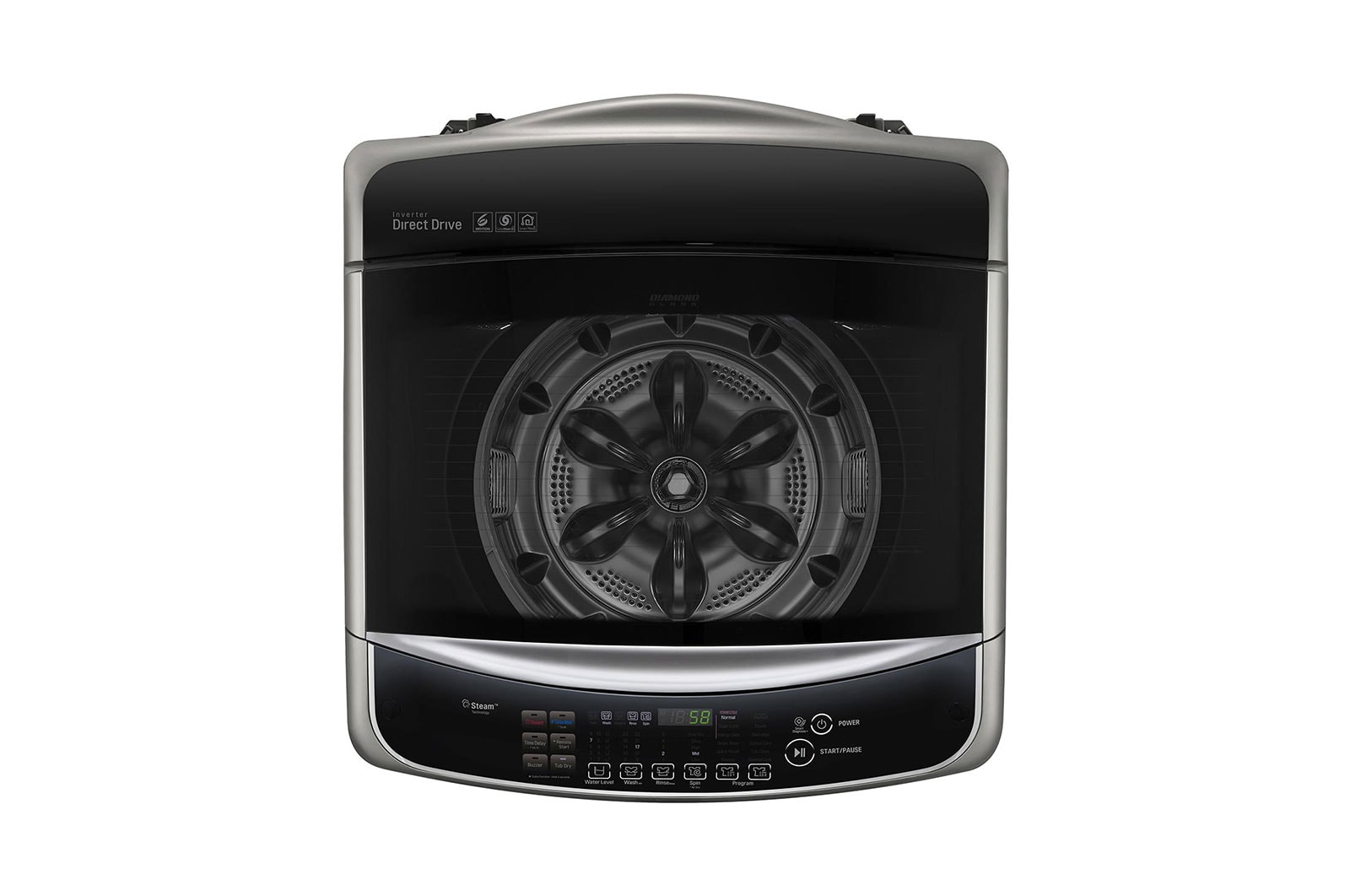 LG الغسل الذكي بإستخدام تقنية TurboWash3D™‎, T1993EFHSK5