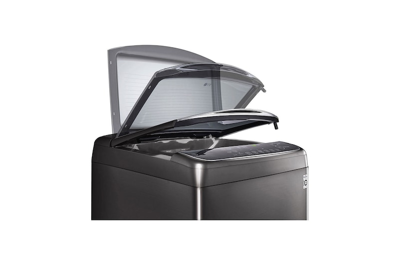 LG غسالة 22 كيلو تحميل علوي ,موتور الدفع المباشر ,خاصية Turbo Wash 3D باب هيدروليك للغلق الهادئ ,بخار, T2293EFHSC