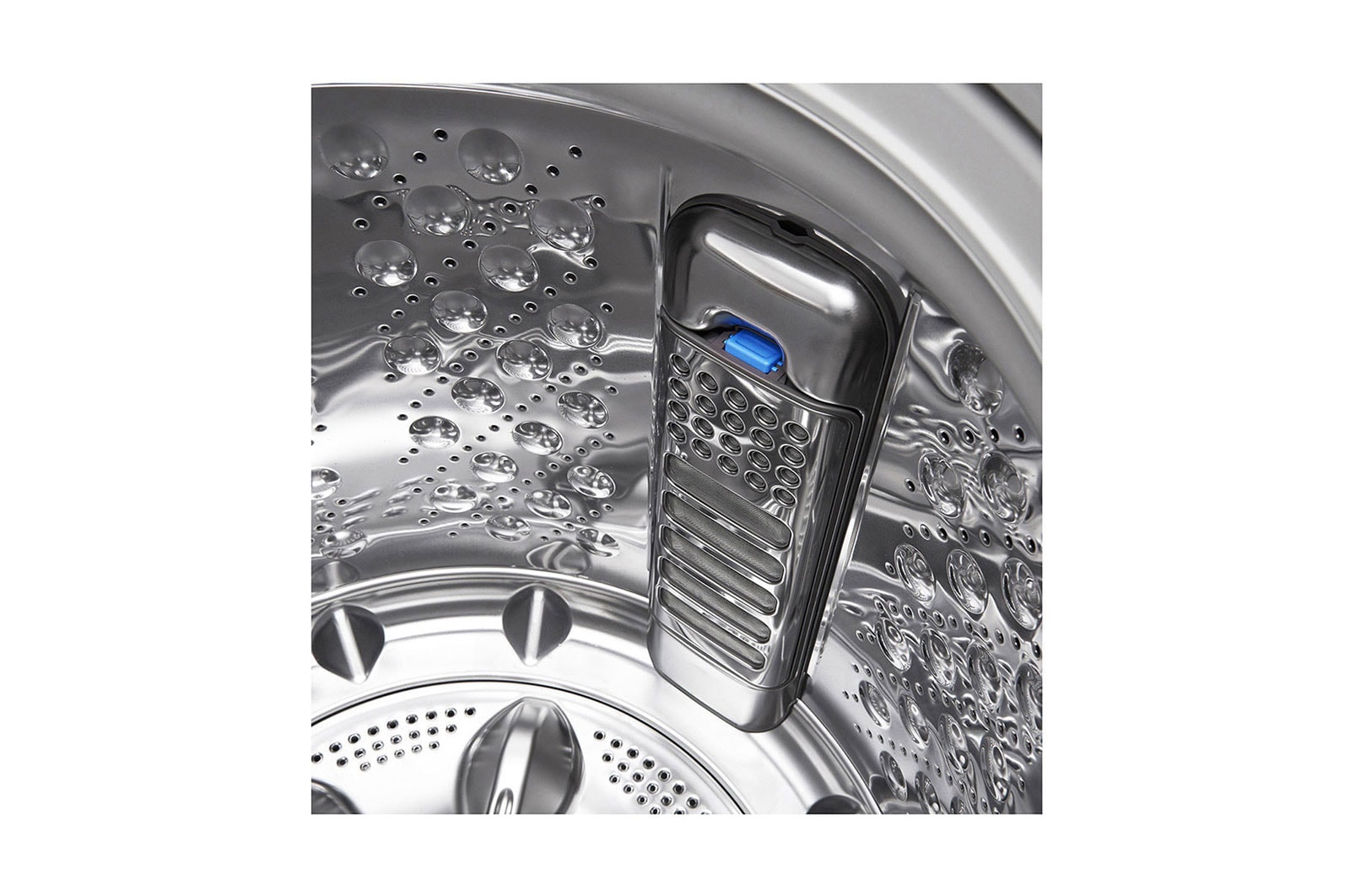 LG غسالة 22 كيلو تحميل علوي ,موتور الدفع المباشر ,خاصية Turbo Wash 3D باب هيدروليك للغلق الهادئ ,بخار, T2293EFHSC