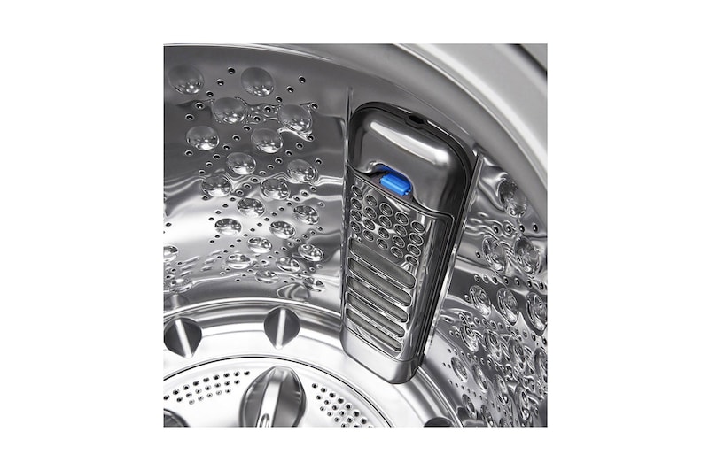 LG غسالة 22 كيلو تحميل علوي ,موتور الدفع المباشر ,خاصية Turbo Wash 3D باب هيدروليك للغلق الهادئ ,بخار, T2293EFHSC