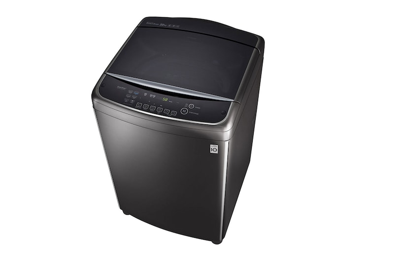 LG غسالة 22 كيلو تحميل علوي ,موتور الدفع المباشر ,خاصية Turbo Wash 3D باب هيدروليك للغلق الهادئ ,بخار, T2293EFHSC