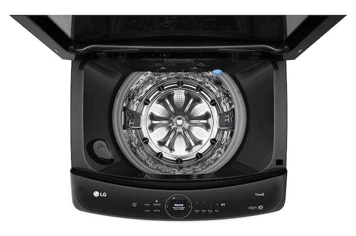 LG غساله 23 كيلو تحميل علوي بتكنولوجيا بموتور دفع مباشر بالذكاء الاصطناعي وتربو واش 39 دقيقه , T23H9EFHST
