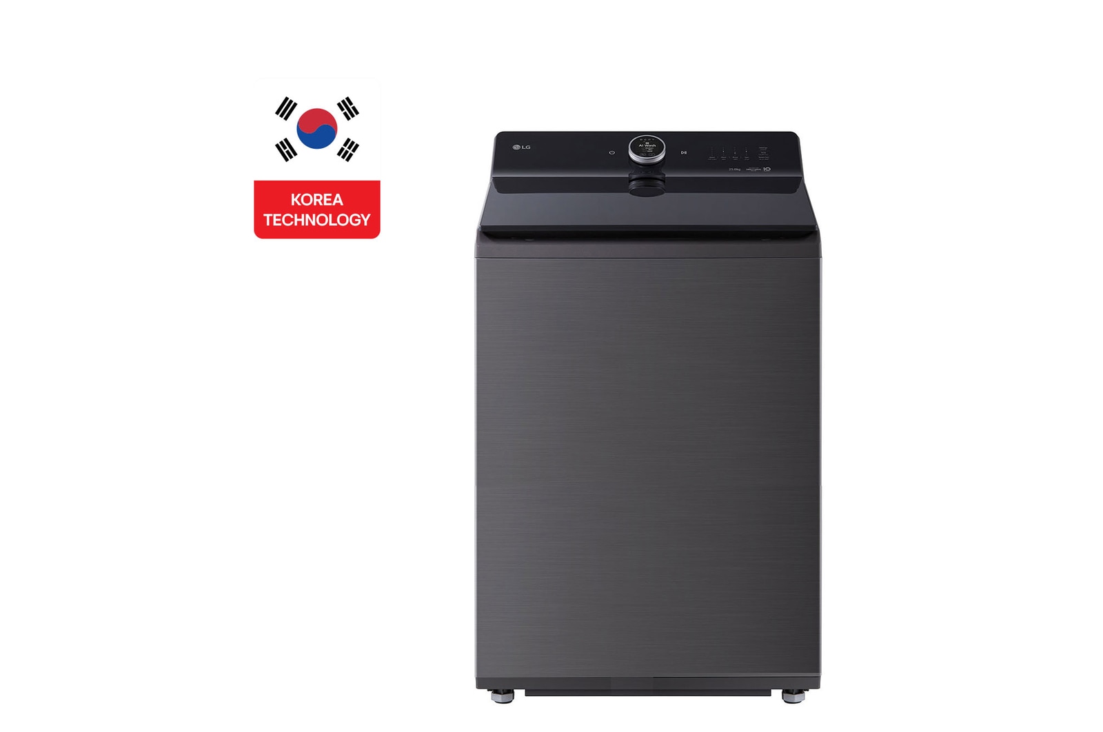 المنظر الأمامي لـ غسالة تحميل علوي جديدة 25 كجم- ™Auto Dispense T25X7EFHTTP