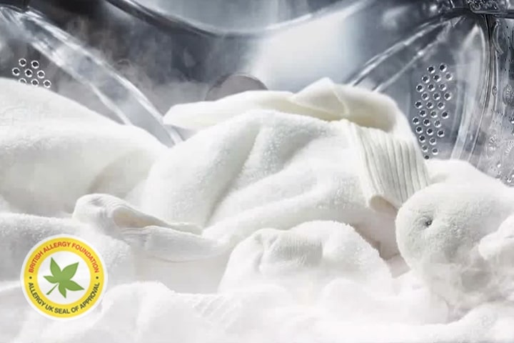 يتم إزالة الغسيل بالبخار