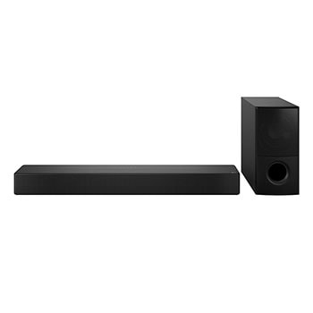 صورة أمامية لمكبر الصوت Soundbar ومضخم الصوت